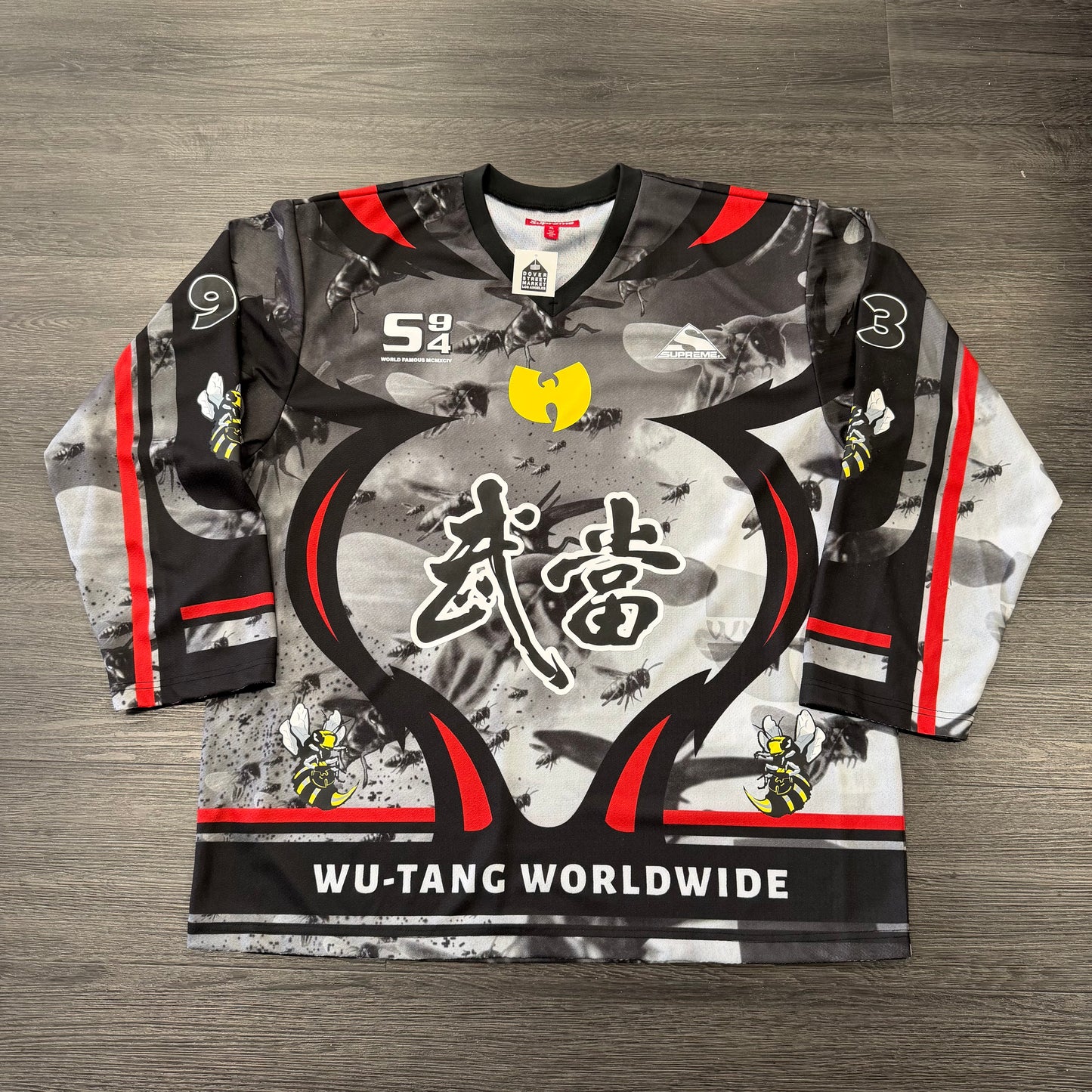 Supreme Wu-Tang Clan Hockey Jersey Black