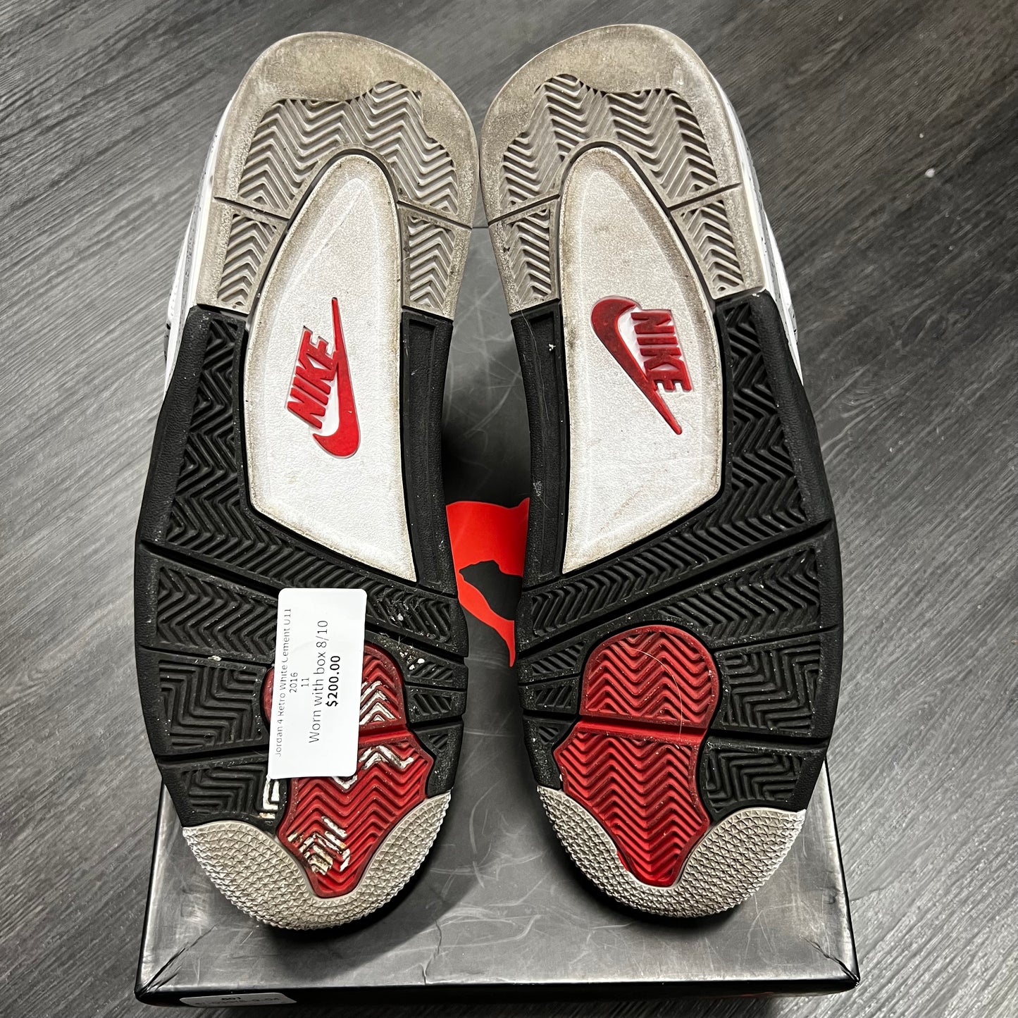 Jordan 4 Retro White Cement U11 2016