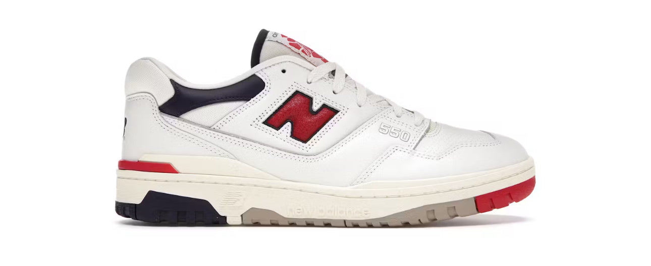 New Balance 550 Aime Leon Dore White Navy Red