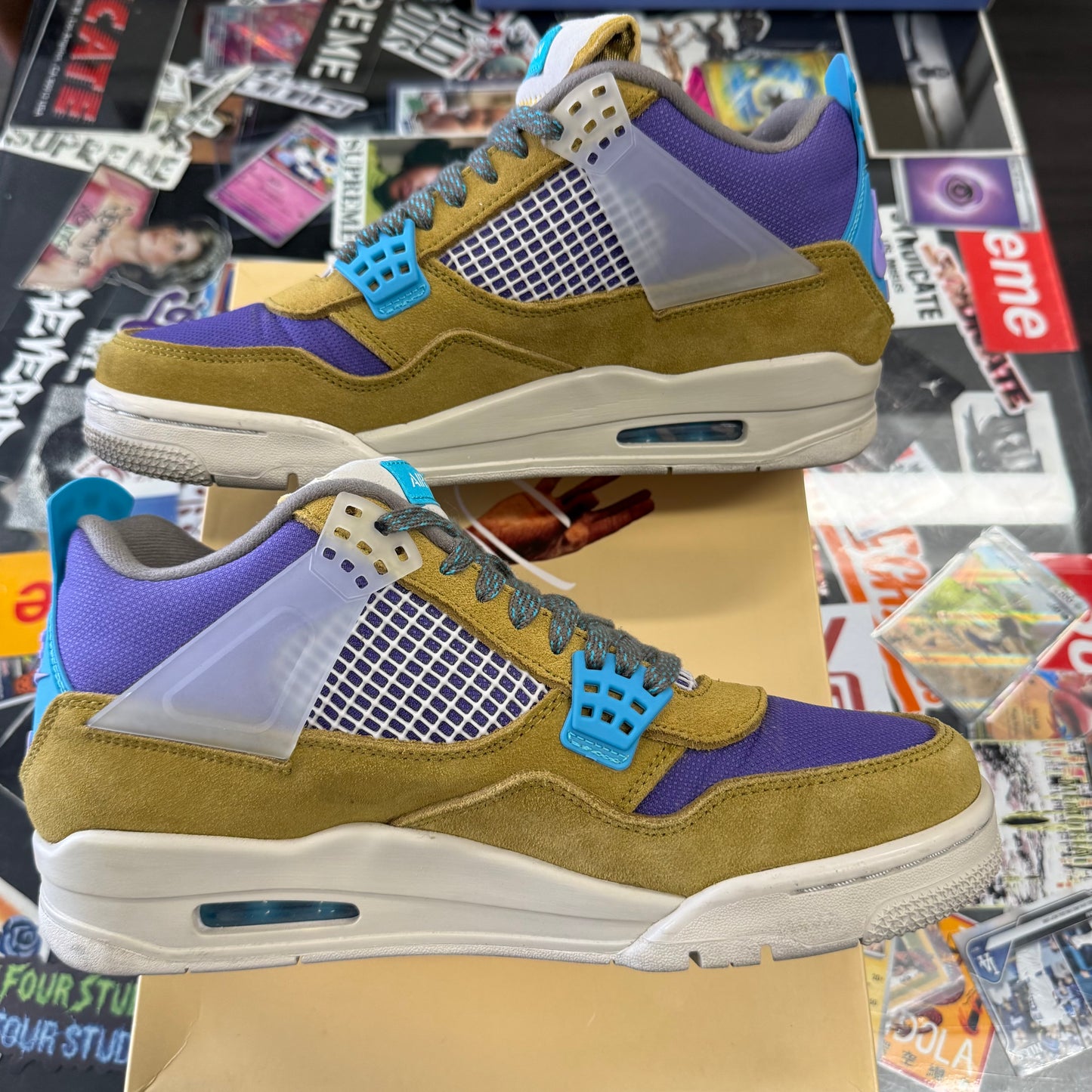 Jordan 4 Retro Union Desert Moss U9