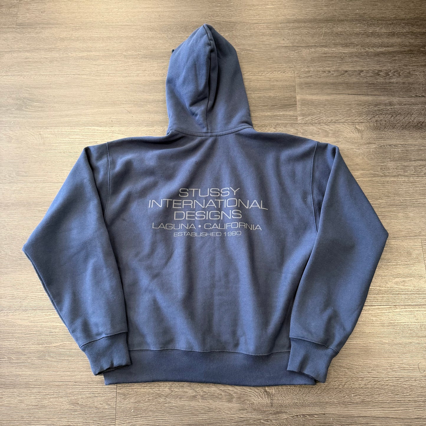 Stussy Navy Zip Ups