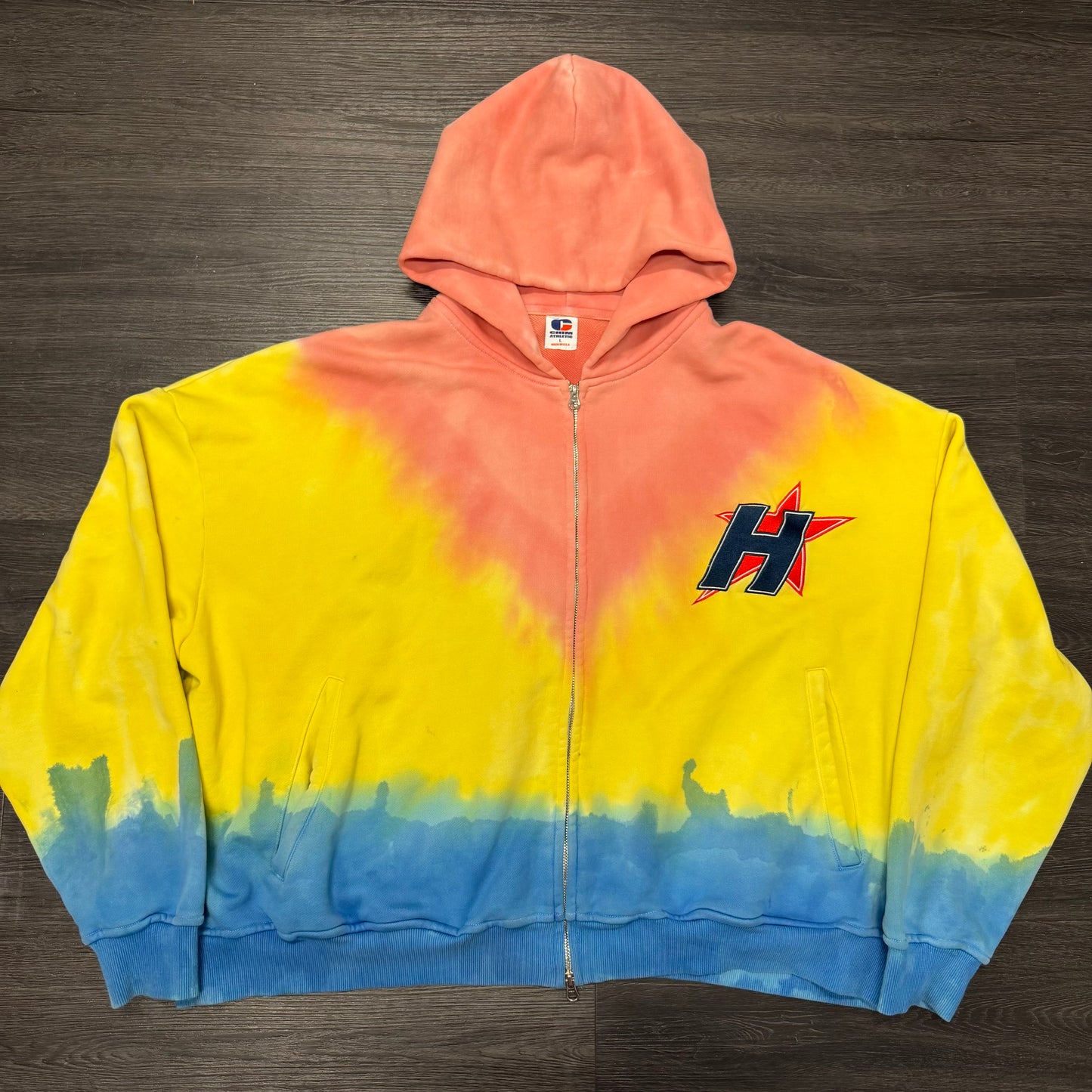 Happy Memories Hmdd Tye Dye Zip Up