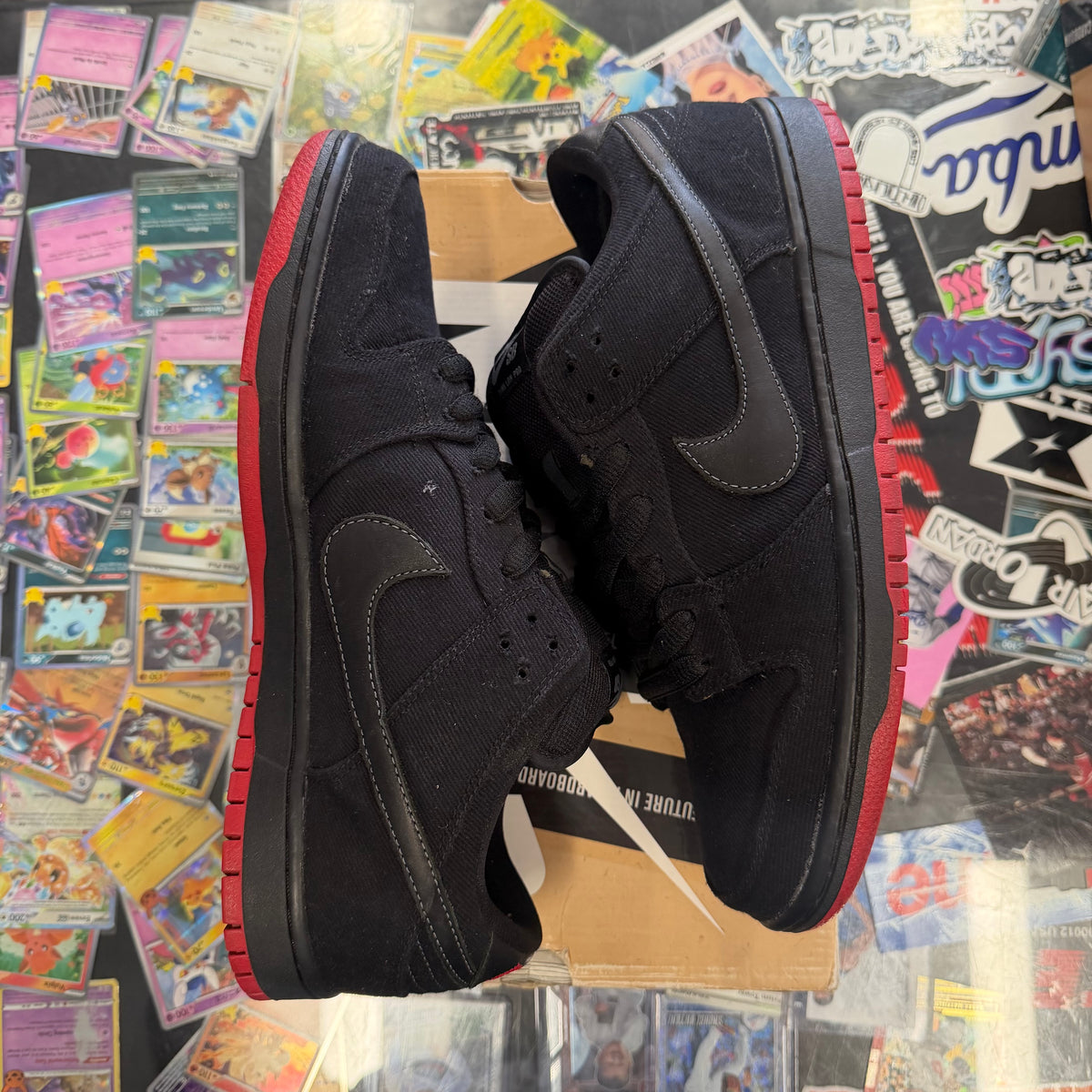 Nike SB Dunk Low Levis Black Denim