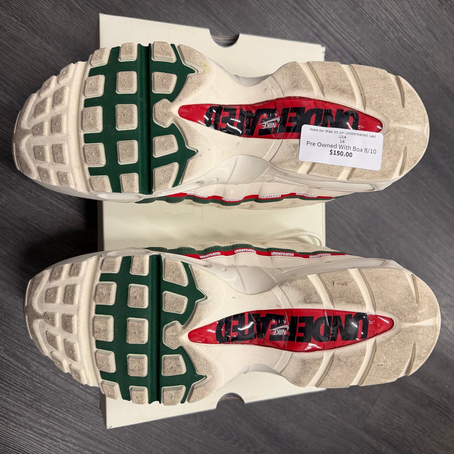 Nike Air Max 95 SP Undefeated Sail U14