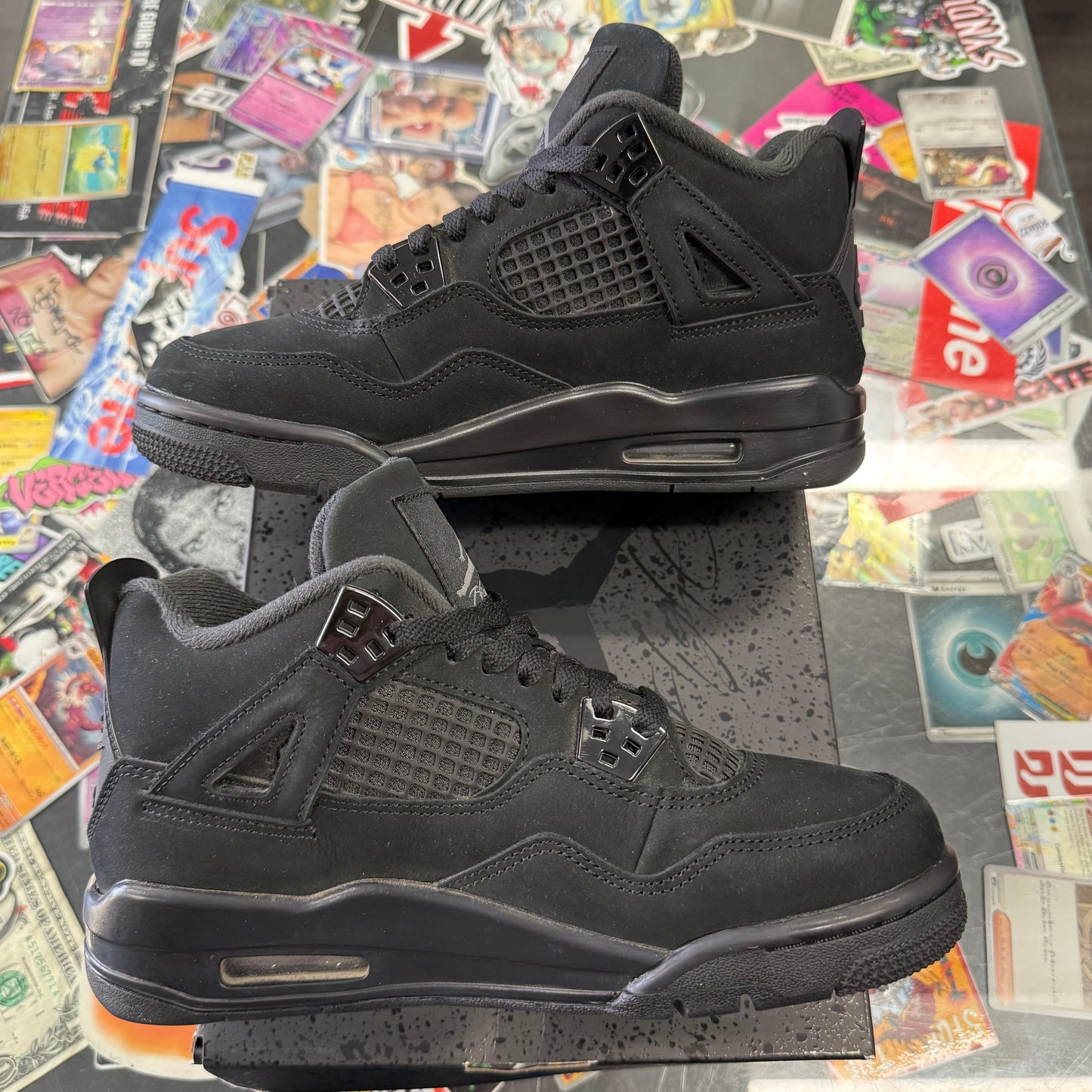 Jordan 4 Retro Black Cat 2025 GS U5.5Y