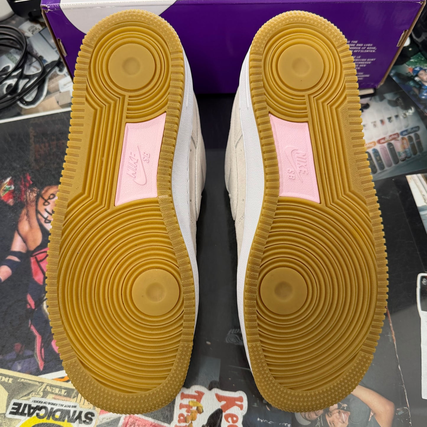 Nike Air Force 1 Low SB Light Orewood Brown Pink U11