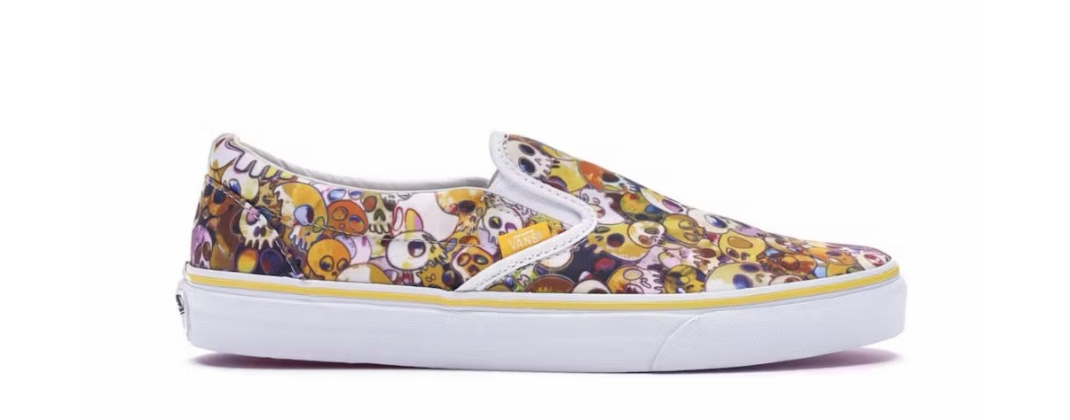 Vans Slip On LX Murakami Yellow Skull