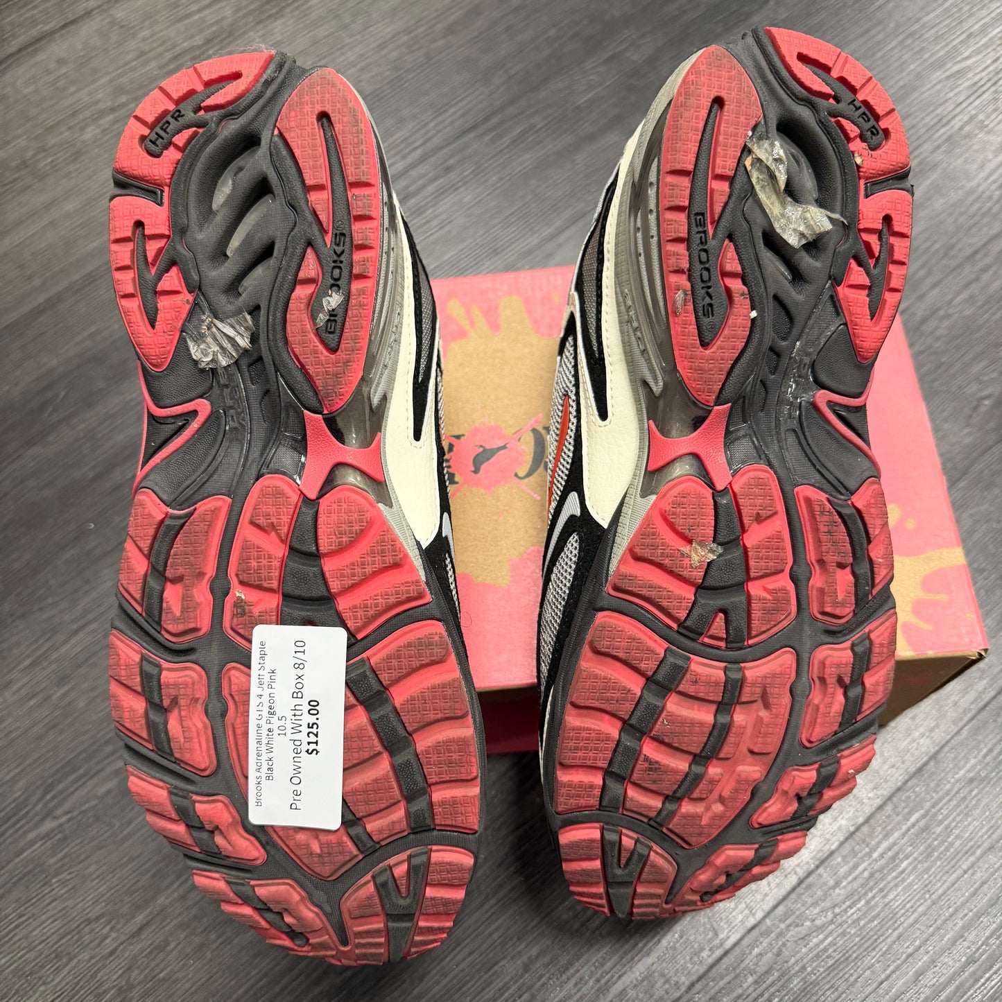 Brooks Adrenaline GTS 4 Jeff Staple Black White Pigeon Pink