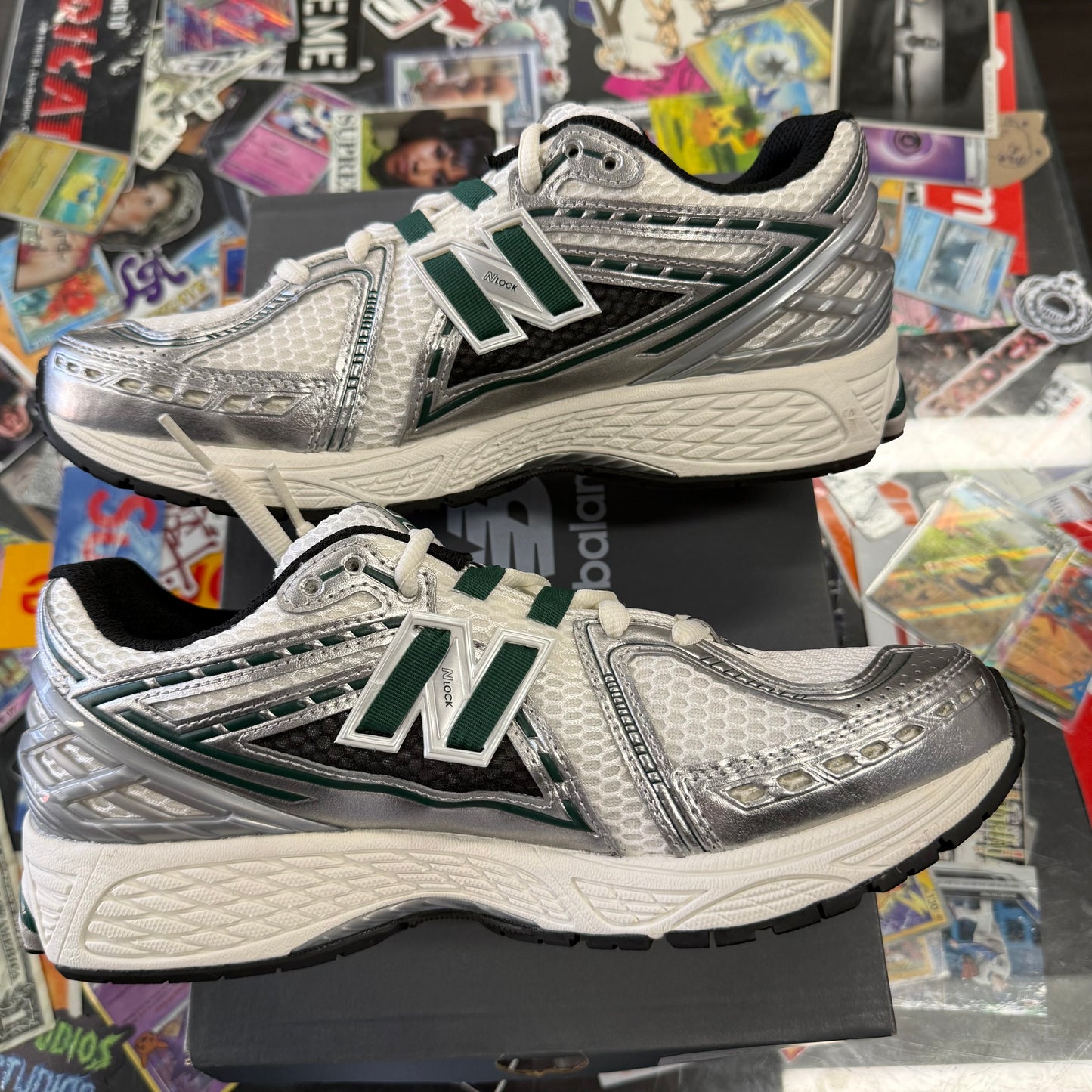 New Balance 1906R Silver Metallic Nightwatch Green