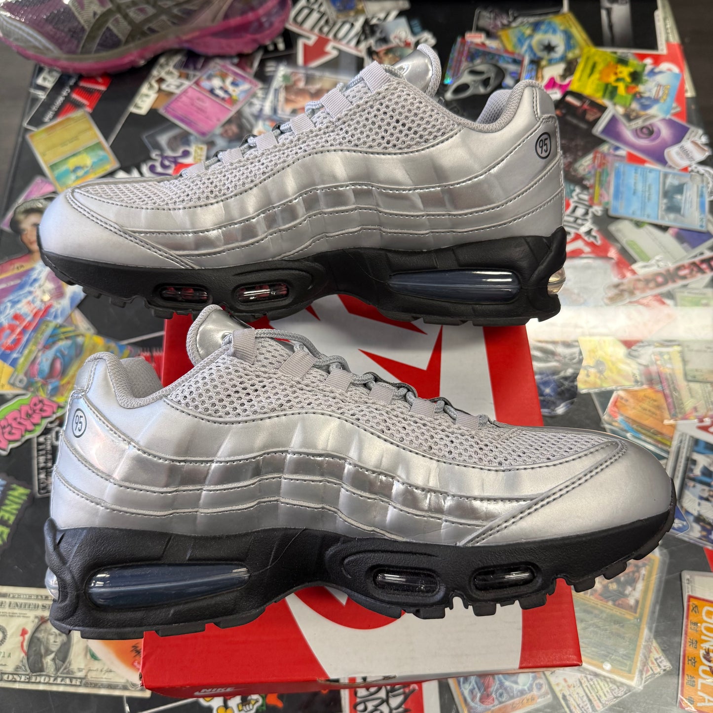 Nike Air Max 95 SE Big Bubble Total 90 Metallic Silver