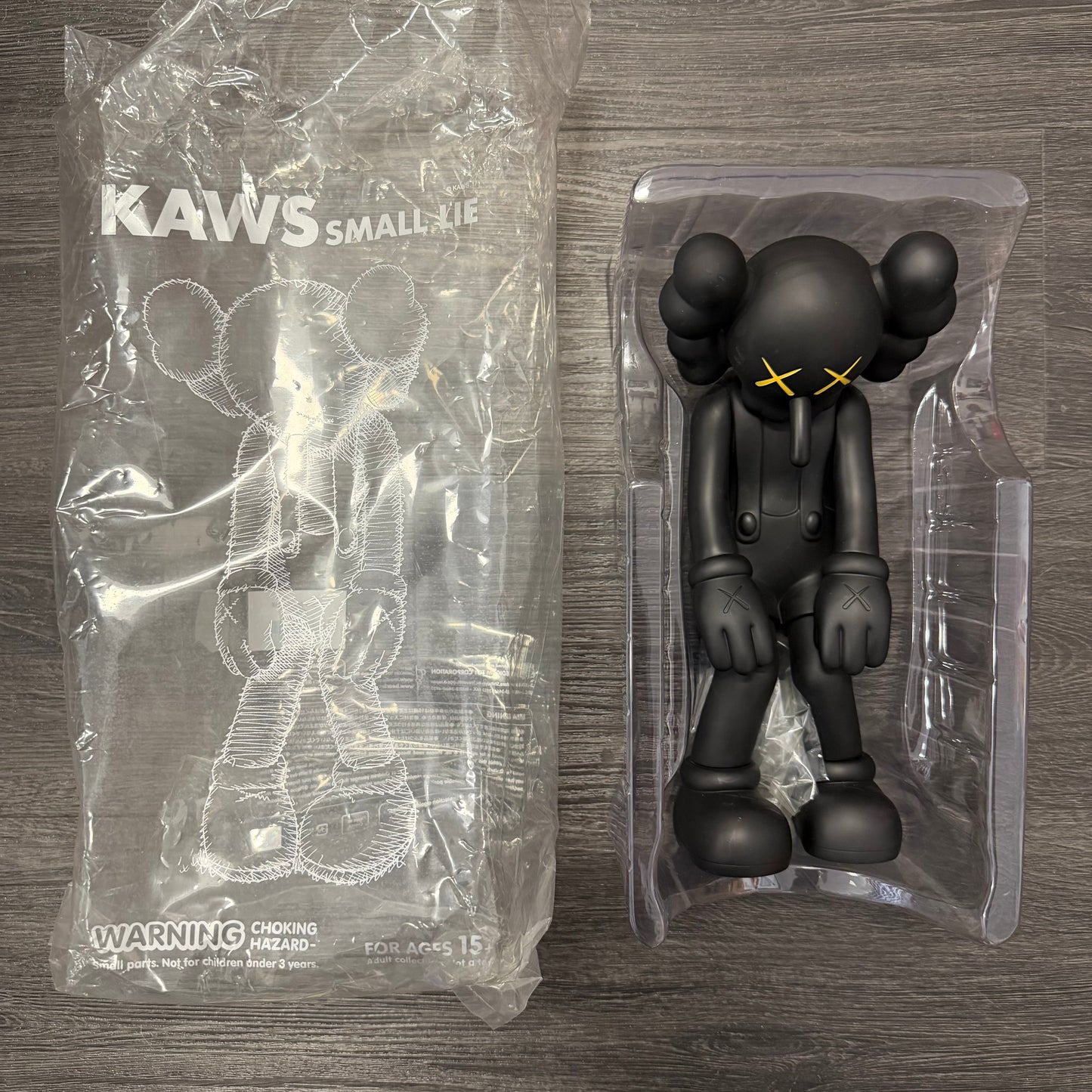 KAWS Small Lie Companion Vinyl Figure Black