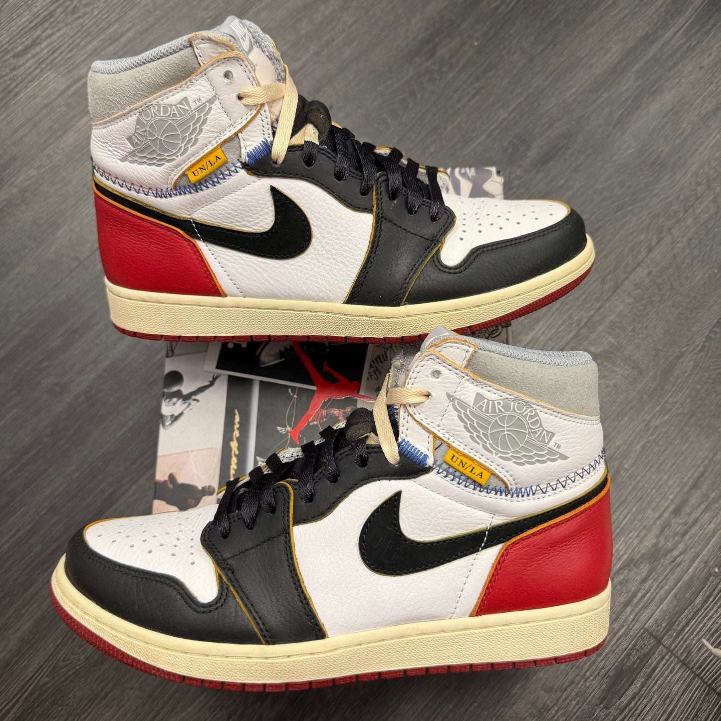 Jordan 1 Retro High Union Black Toe U9.5