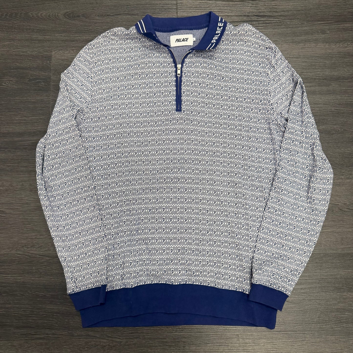 Palace P Quarter Zip Long Sleeve