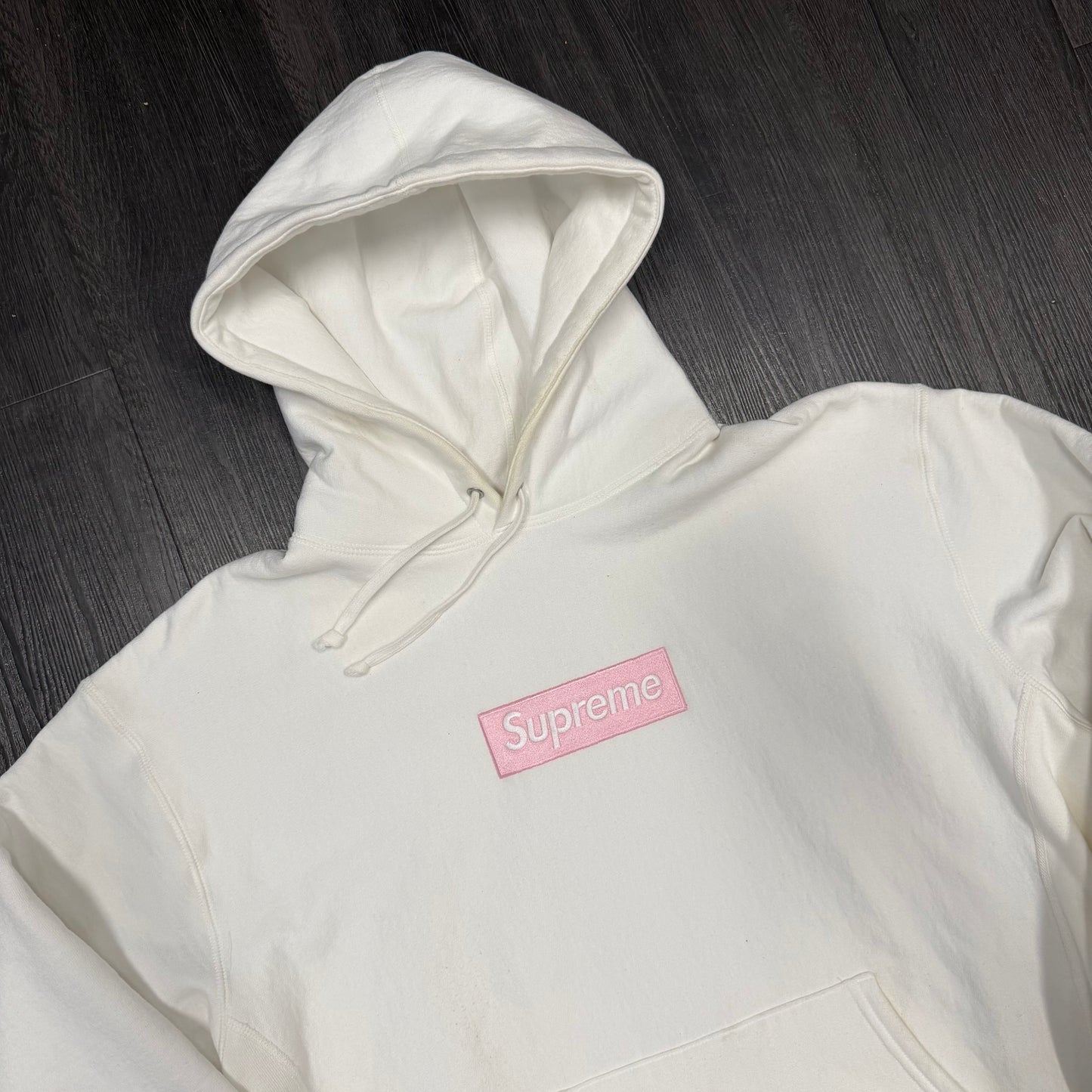 Supreme Box Logo Hooded Sweatshirt (FW25) White