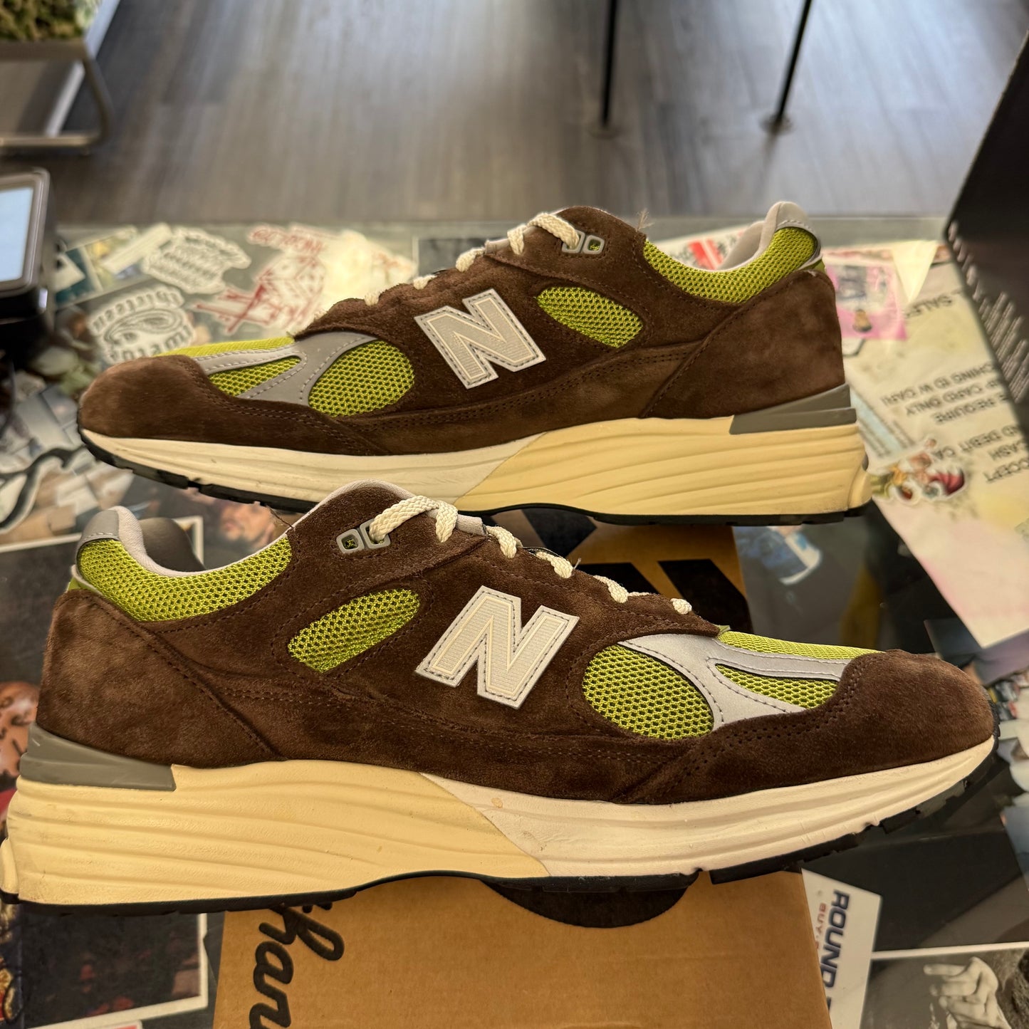 New Balance 991v2 MiUK Daniëlle Cathari x Kith Reverse Matcha U11