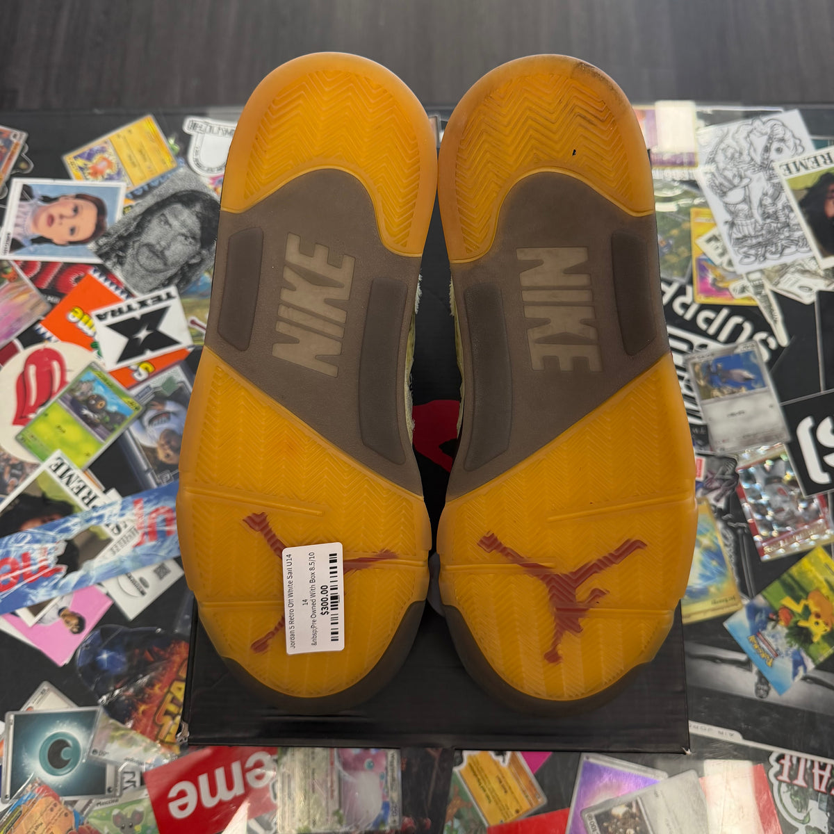 Jordan 5 Retro Off White Sail U14