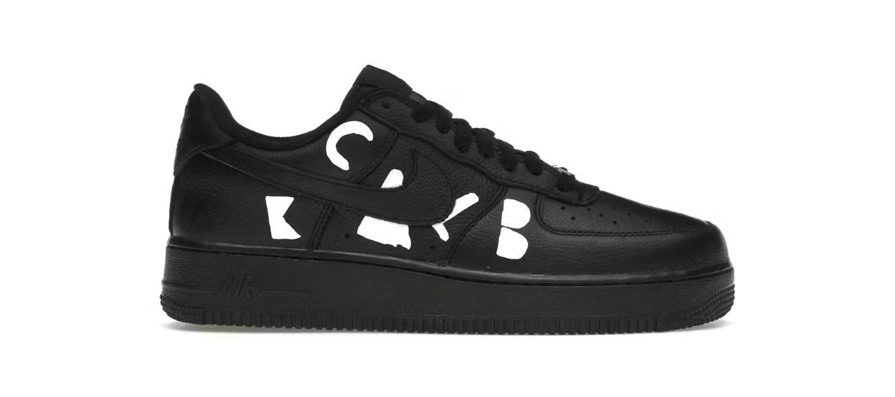 Nike Air Force 1 Low Retro SP BLACK Comme des Garçons Black