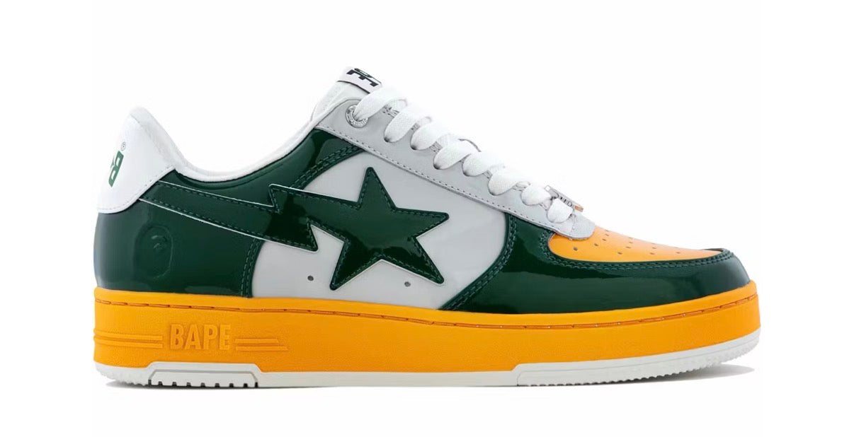 A Bathing Ape Bape Sta Green Yellow