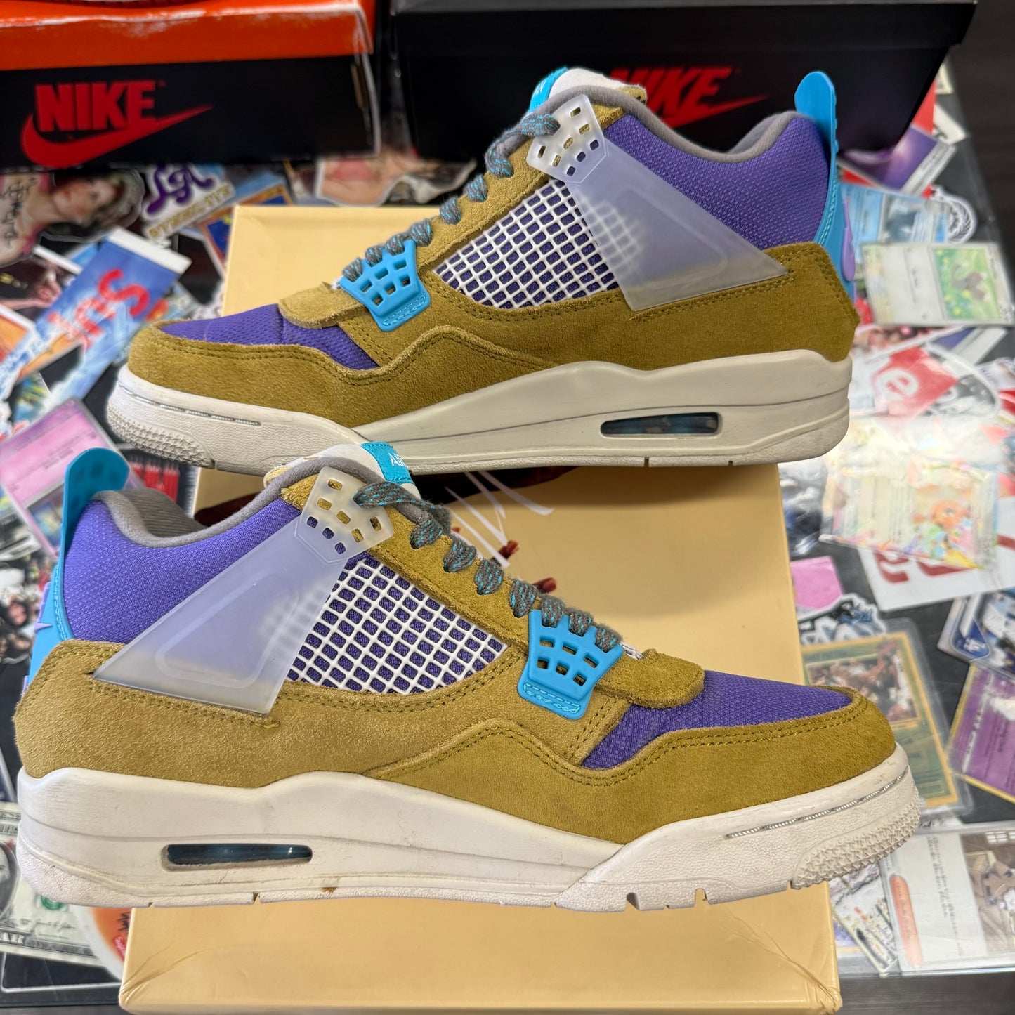 Jordan 4 Retro Union Desert Moss U7.5