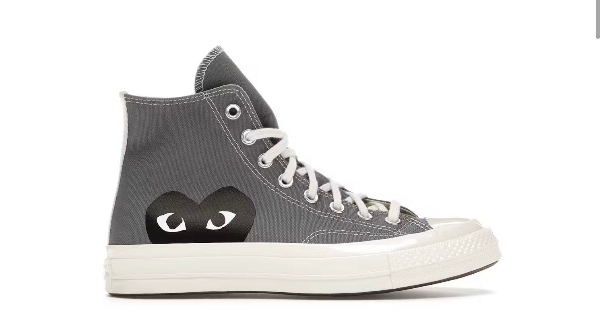 Converse Chuck Taylor All Star 70 Hi Comme des Garcons PLAY Grey