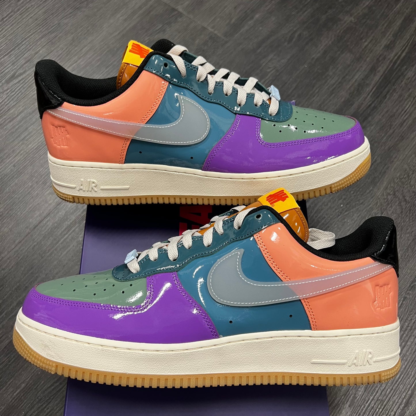 Nike Air Force 1 Low Undefeated Patent Celestine Blue
