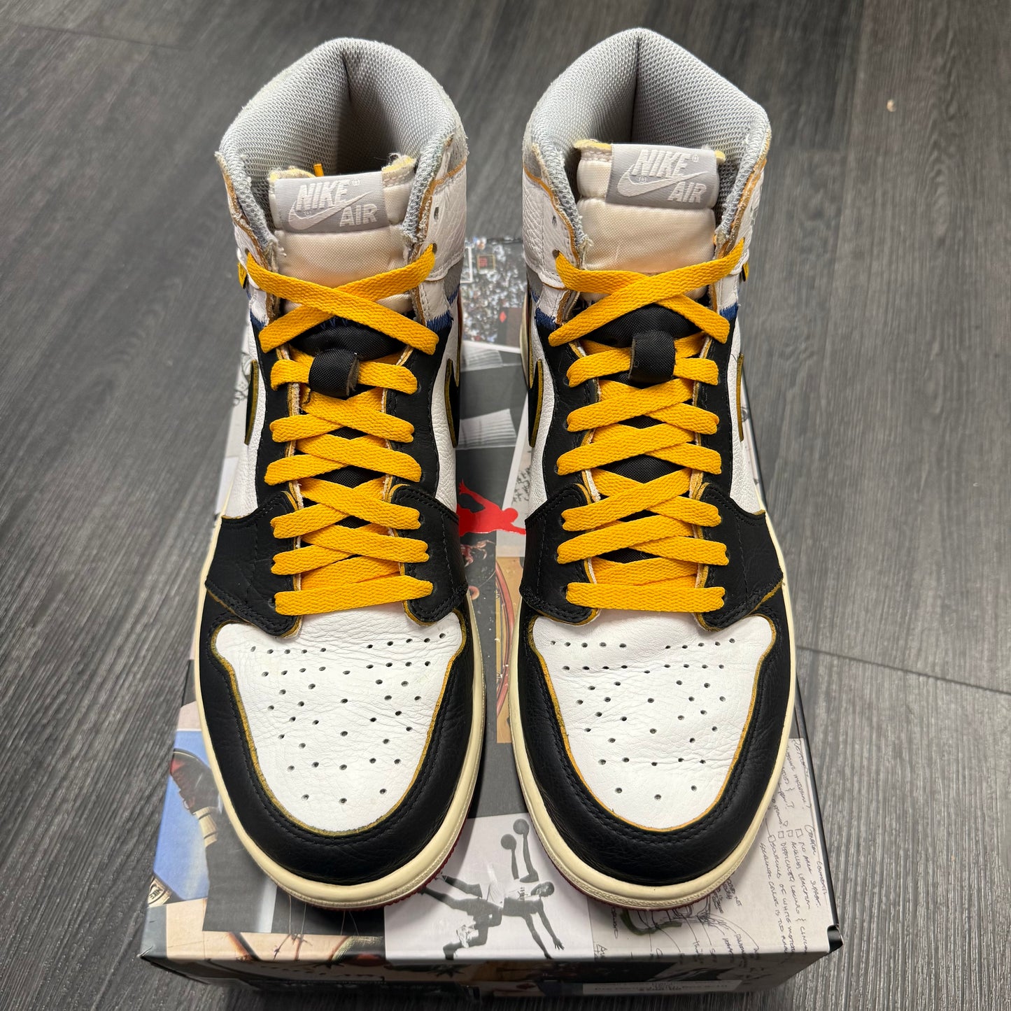 Jordan 1 Retro High Union Black Toe U10.5