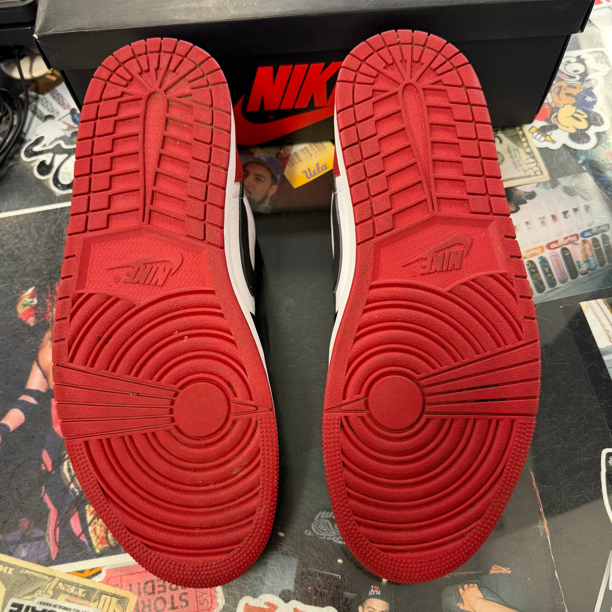 Jordan 1 Retro Low Black Toe 2023 U13