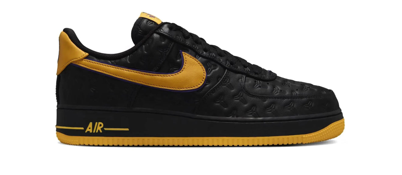 Nike Air Force 1 Low Kobe Bryant Lakers Away Numbered
