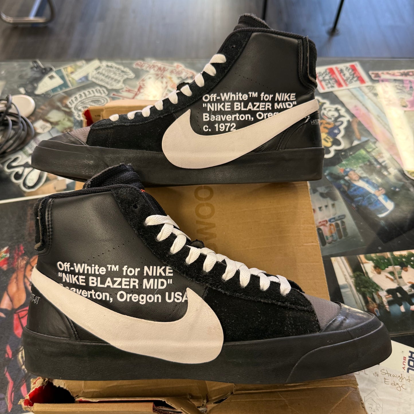 Nike Blazer Mid Off White Grim Reaper U8.5