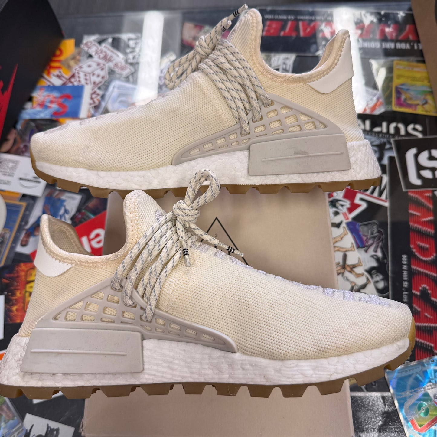 adidas NMD Hu Trail Pharrell Now Is Her Time Cream White