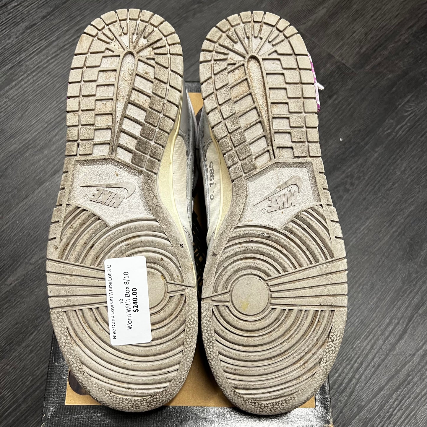 Nike Dunk Low Off White Lot 3 U