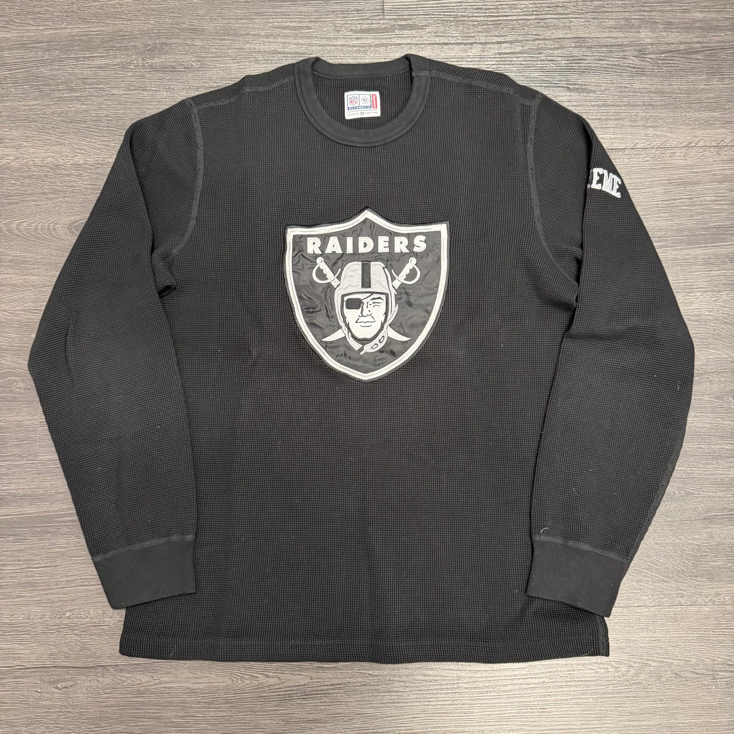 Supreme NFL x Raiders x '47 Thermal Black