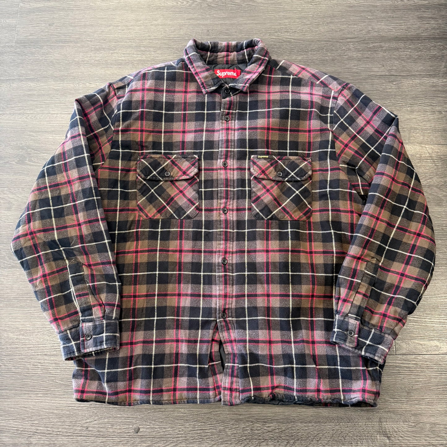 Supreme Red Padded Flannel