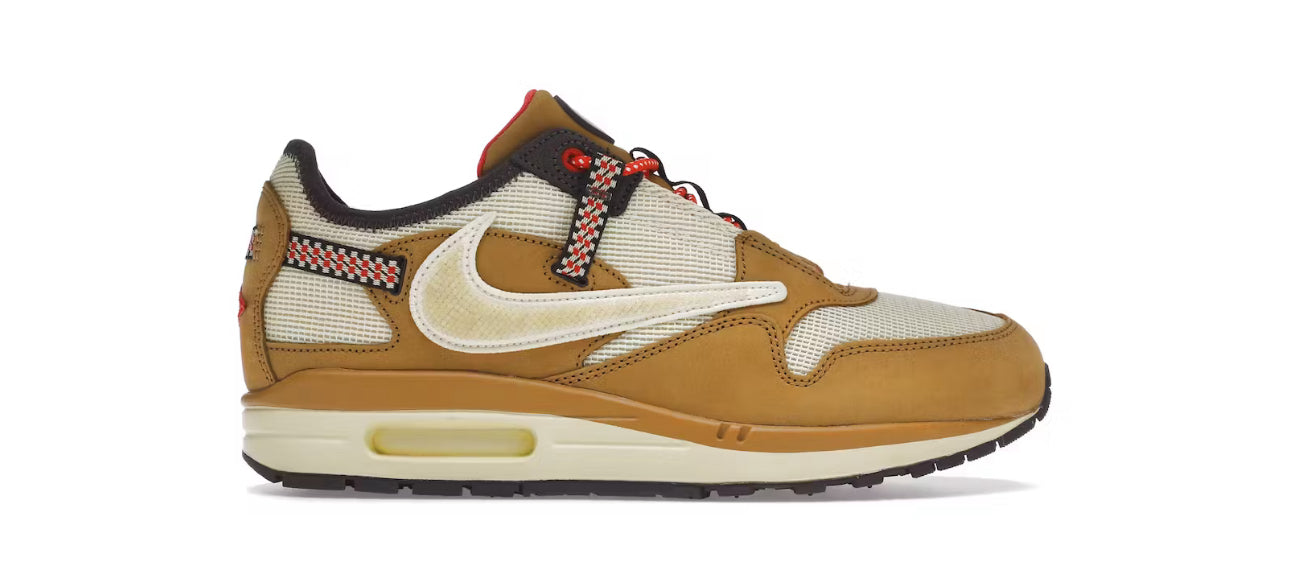 Nike Air Max 1 Travis Scott Cactus Jack Wheat Lemon Drop