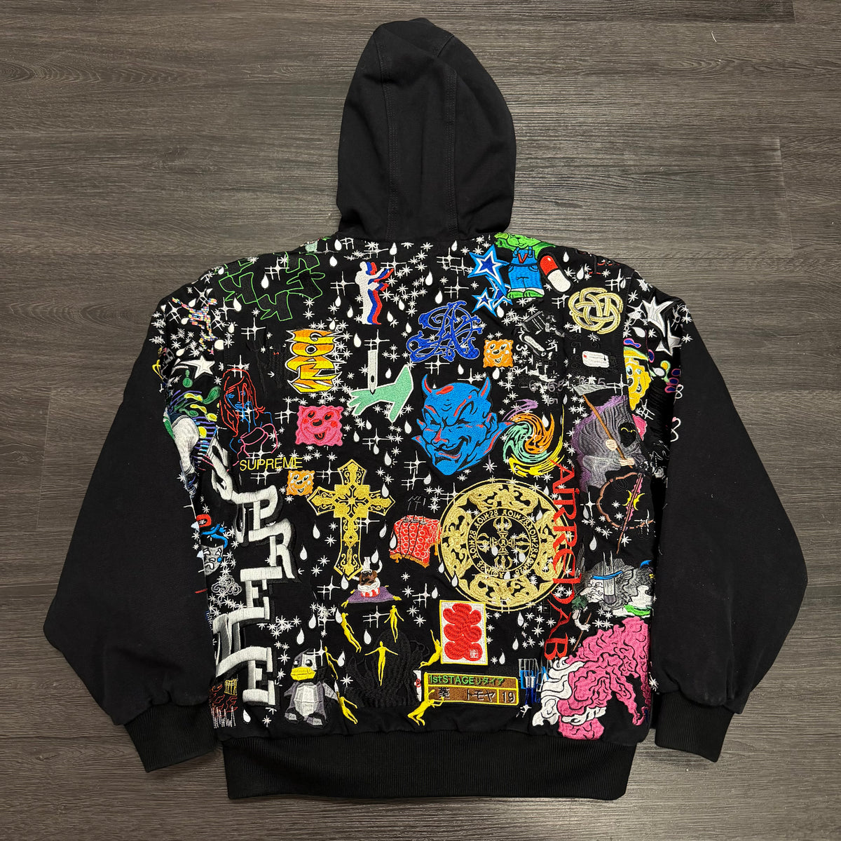 Supreme AOI Embroided Hooded Work Jacket