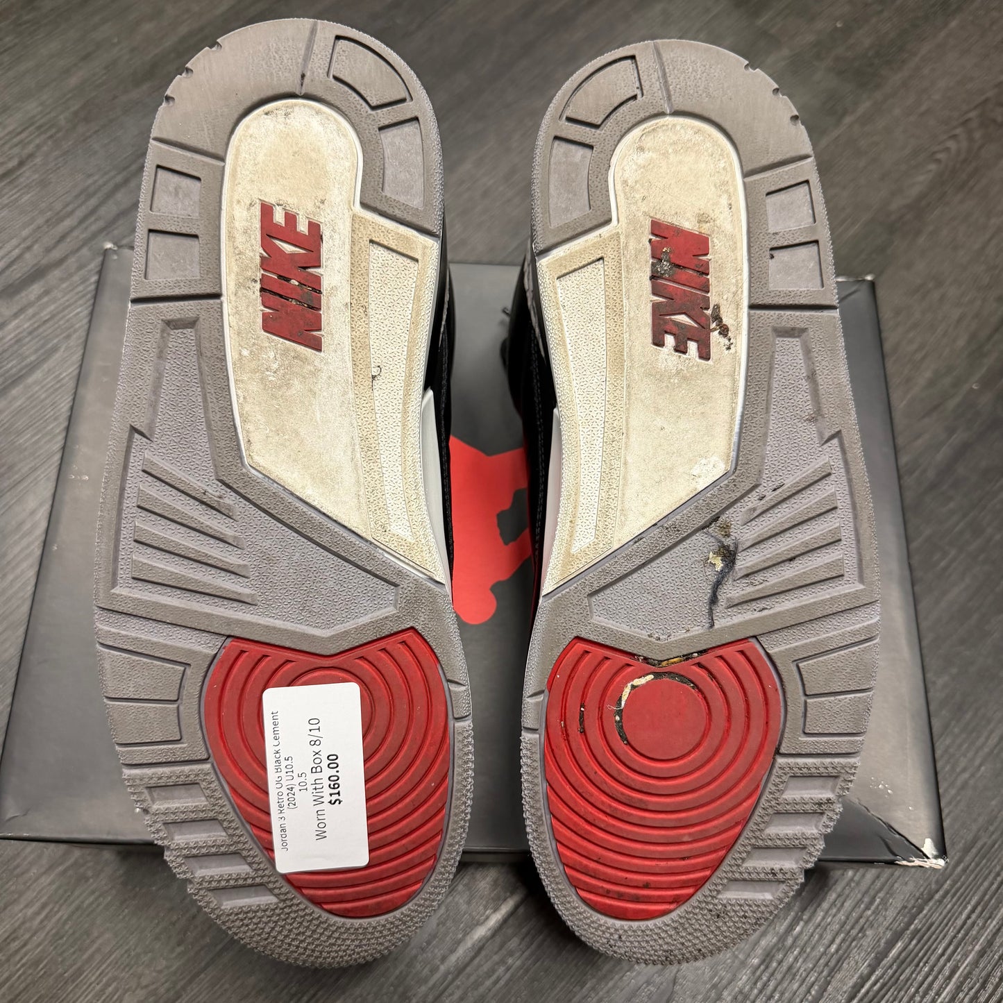 Jordan 3 Retro OG Black Cement (2024) U10.5