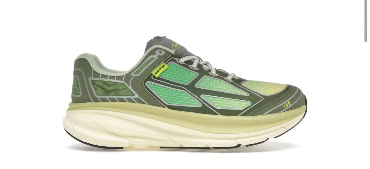 Hoka One One Clifton One9 Supervsn Green Flash