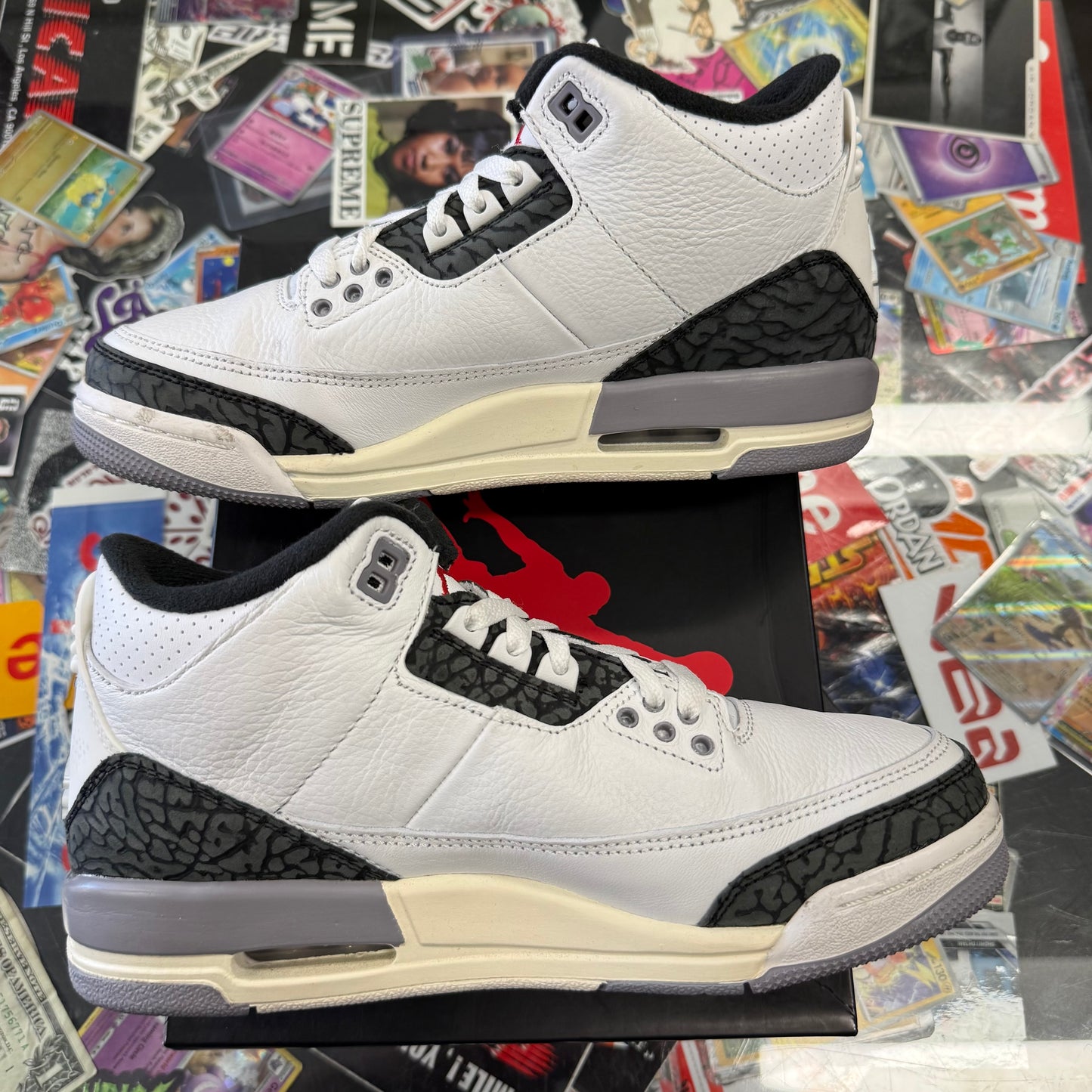 Jordan 3 Retro Cement Grey (GS)