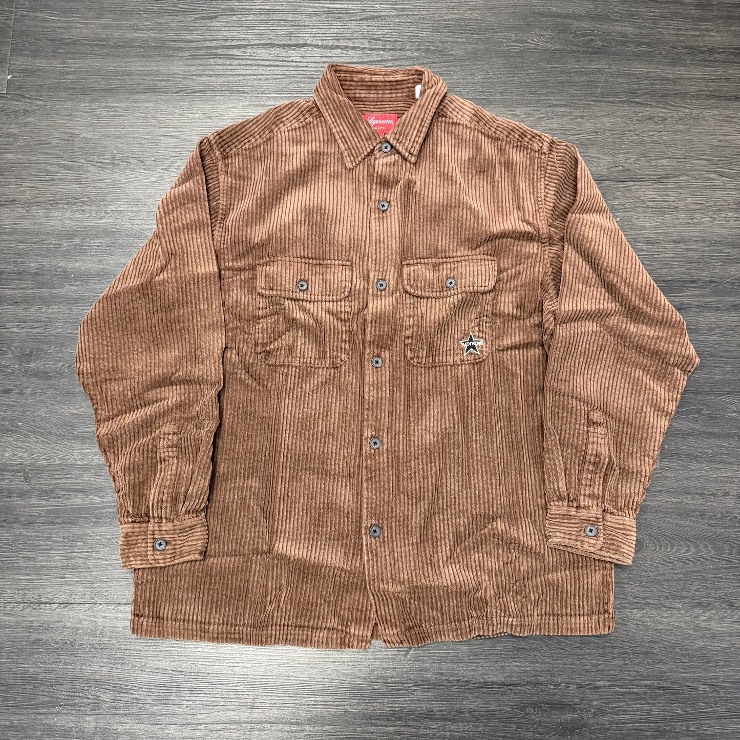 Supreme Corduroy Shirt Brown