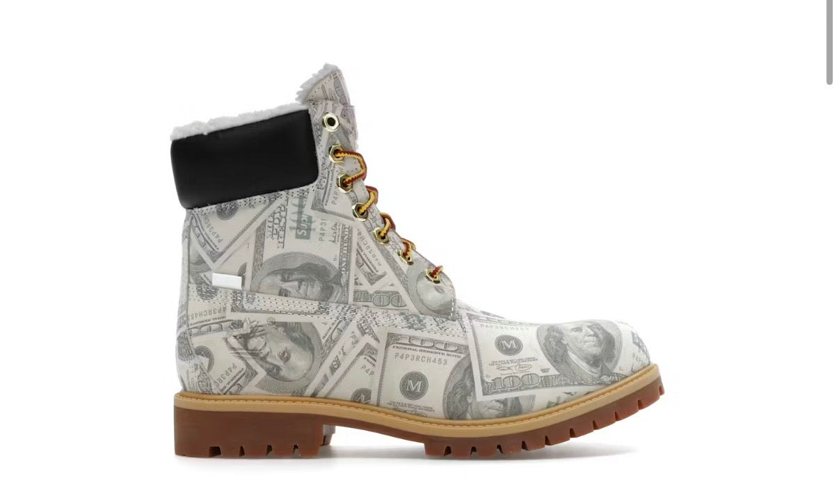 Timberland 6” Premium Waterproof Boot Supreme X MM6 Maison Margiela $100 Bill