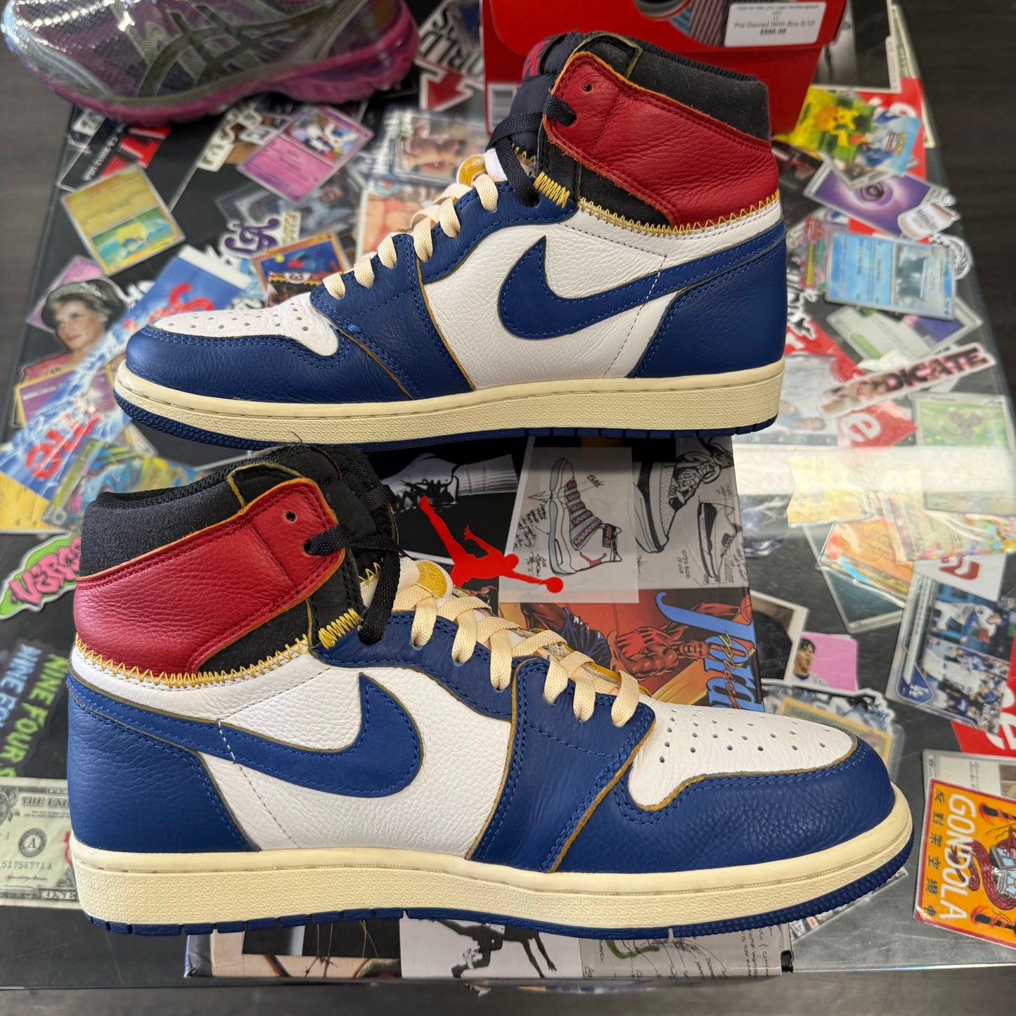 Jordan 1 Retro High Union Storm Blue U9.5