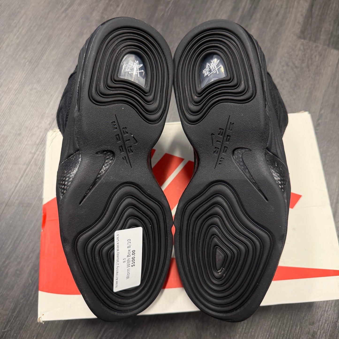Nike Air Penny 2 Stussy Black U9.5