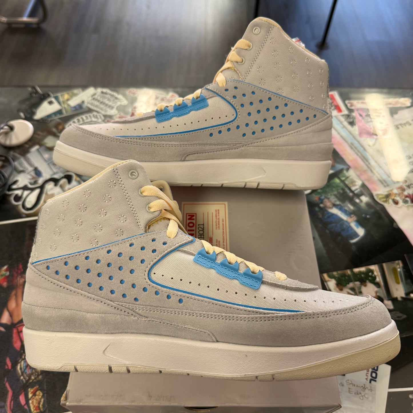 Jordan 2 Retro Union Grey Fog U9