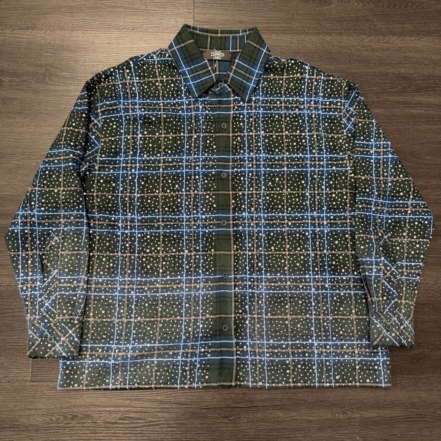 Happy Memories HMDD Crystal Flannel Green Blue