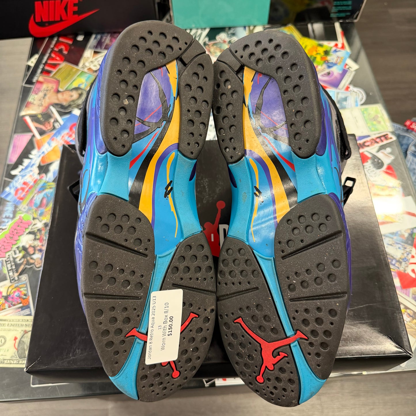 Jordan 8 Retro Aqua 2025 U13
