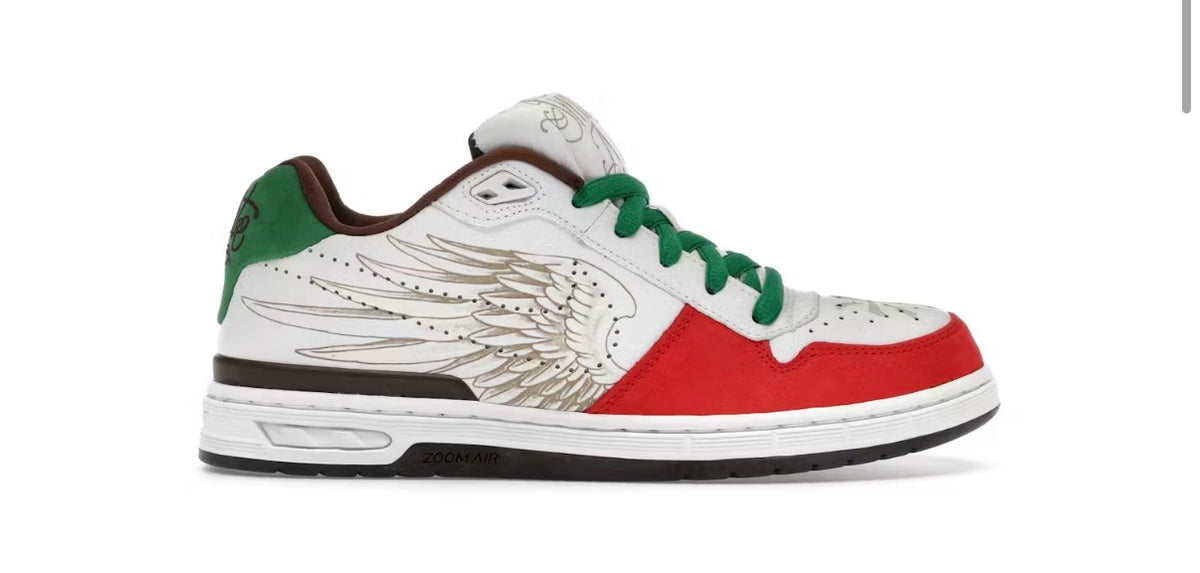 Nike Paul Rodriguez Zoom Air Elite White/Sport Red