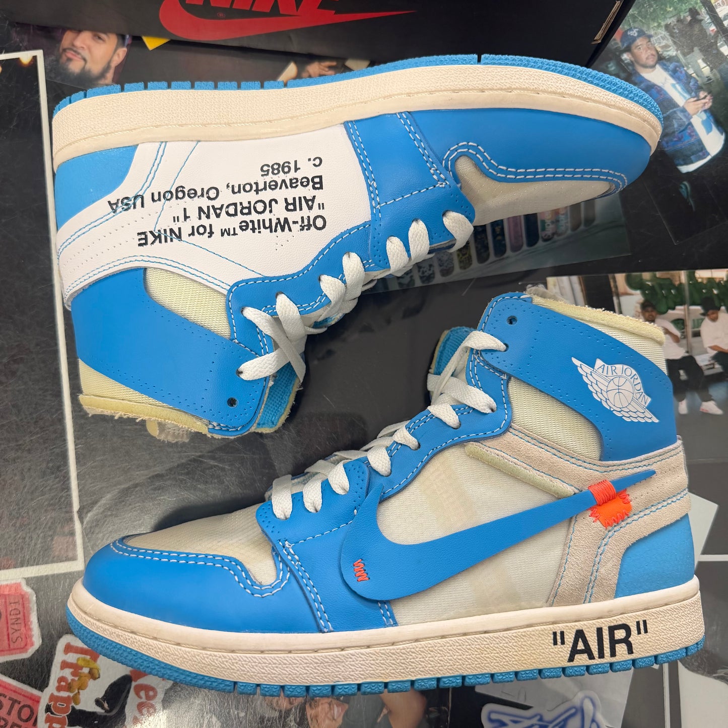 Jordan 1 Retro Off White University Blue U7