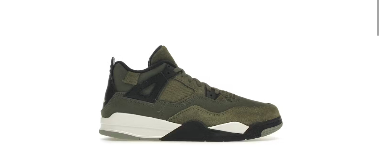 Jordan 4 Retro Craft Medium Olive PS