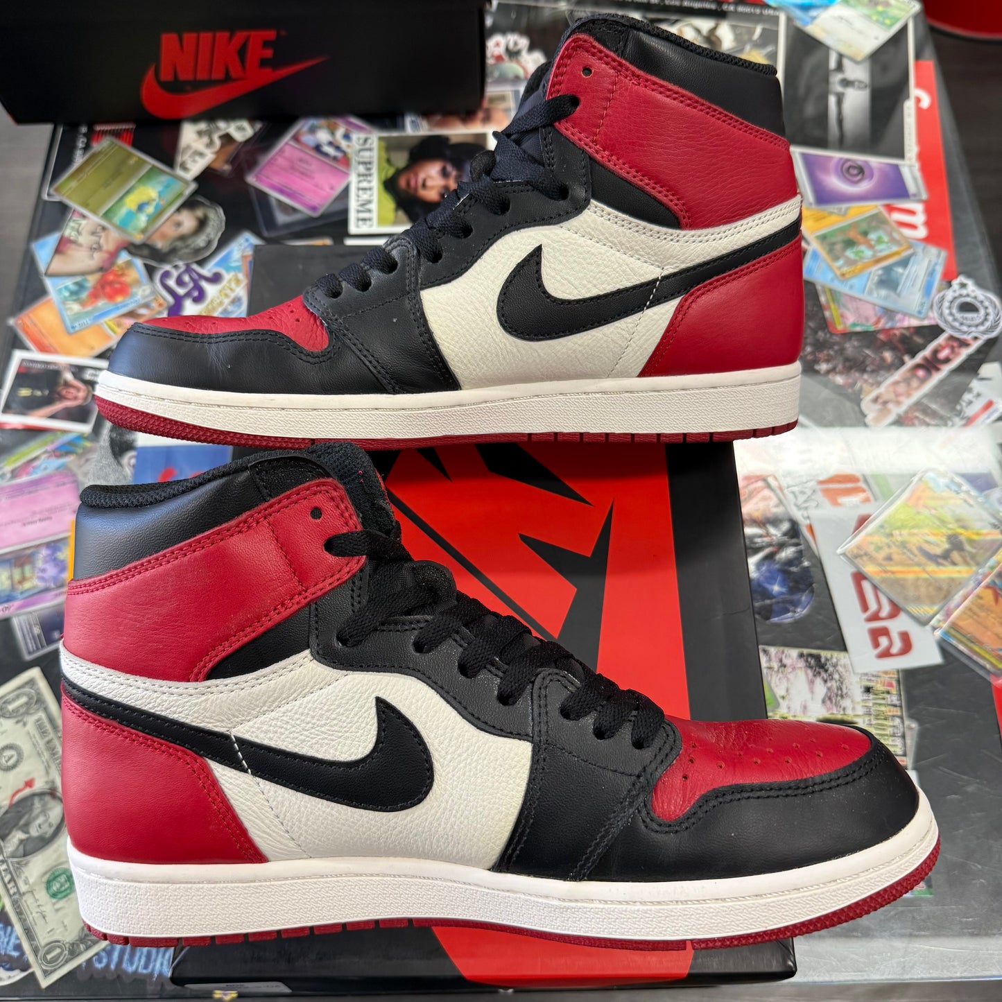 Jordan 1 Retro Bred Toe U10