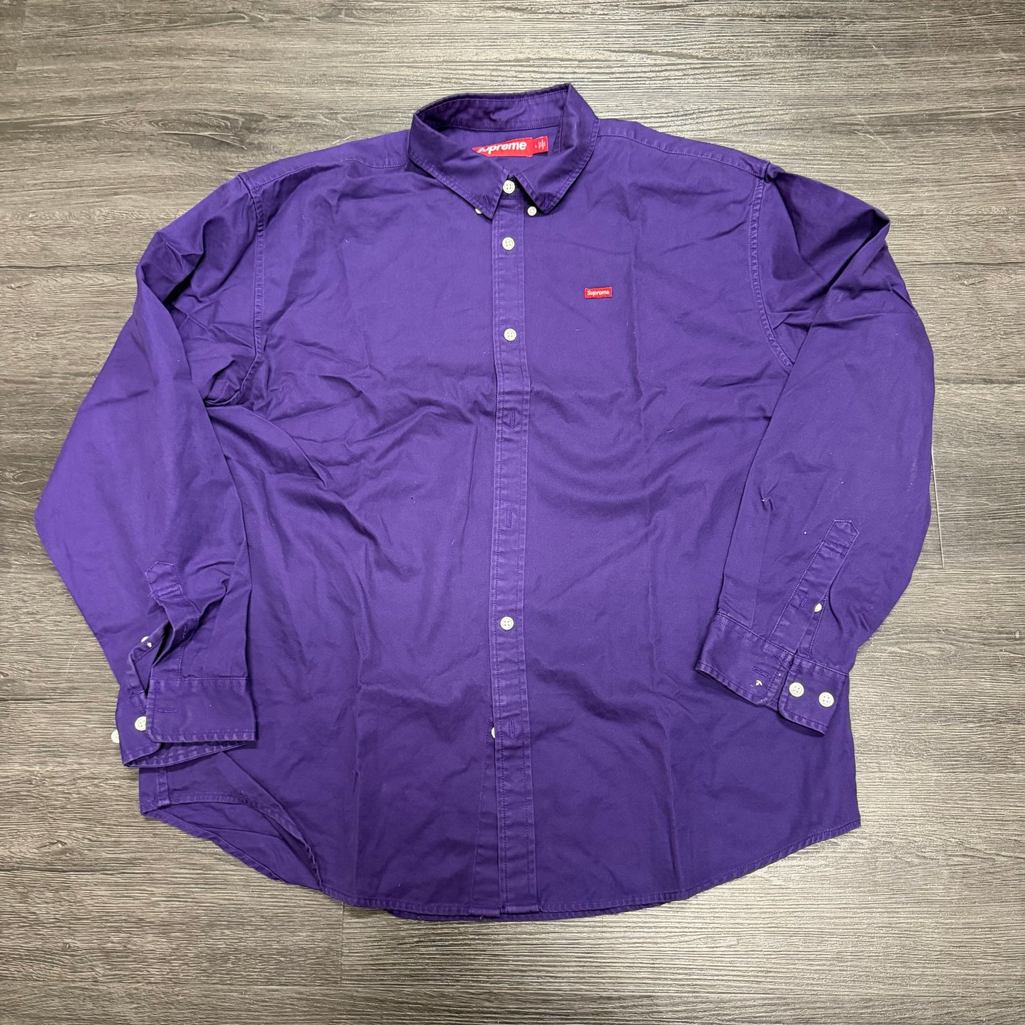 Supreme Button Up Purple
